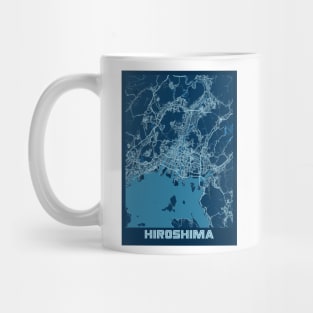 Hiroshima - Japan Peace City Map Mug